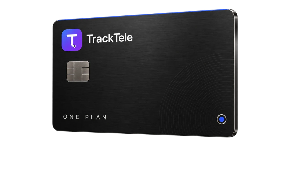 A TrackTele membership card: one plan covering the page, domain, dashboard and every change.